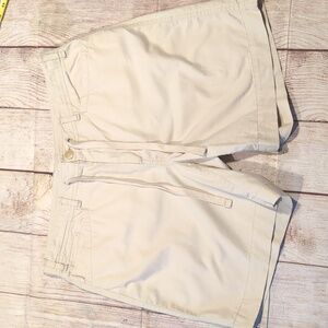 Lauren Ralph Lauren Women's tan cotton drawing waist size 8 shorts